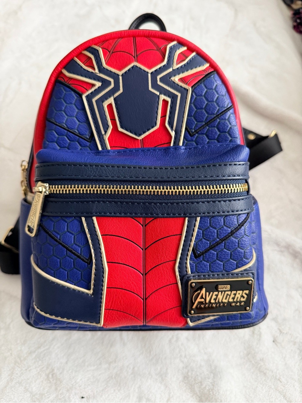 Loungefly Iron Spider Rare Hard to Find Avengers Infinity War Mini Backpack